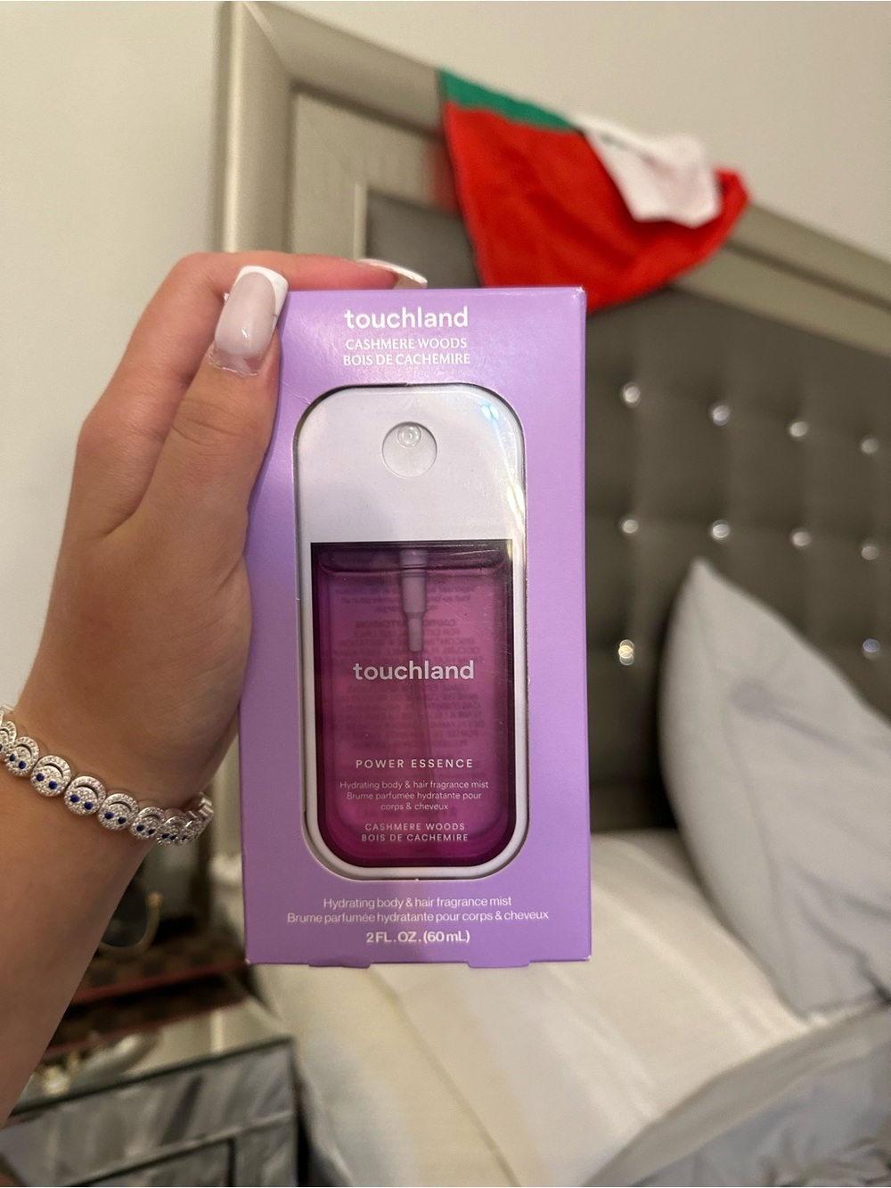 Touchland Cashmere Woods Hydrating Body & Hair Mist — Pink